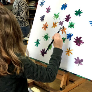 Kindercursus tekenen en schilderen in Warns